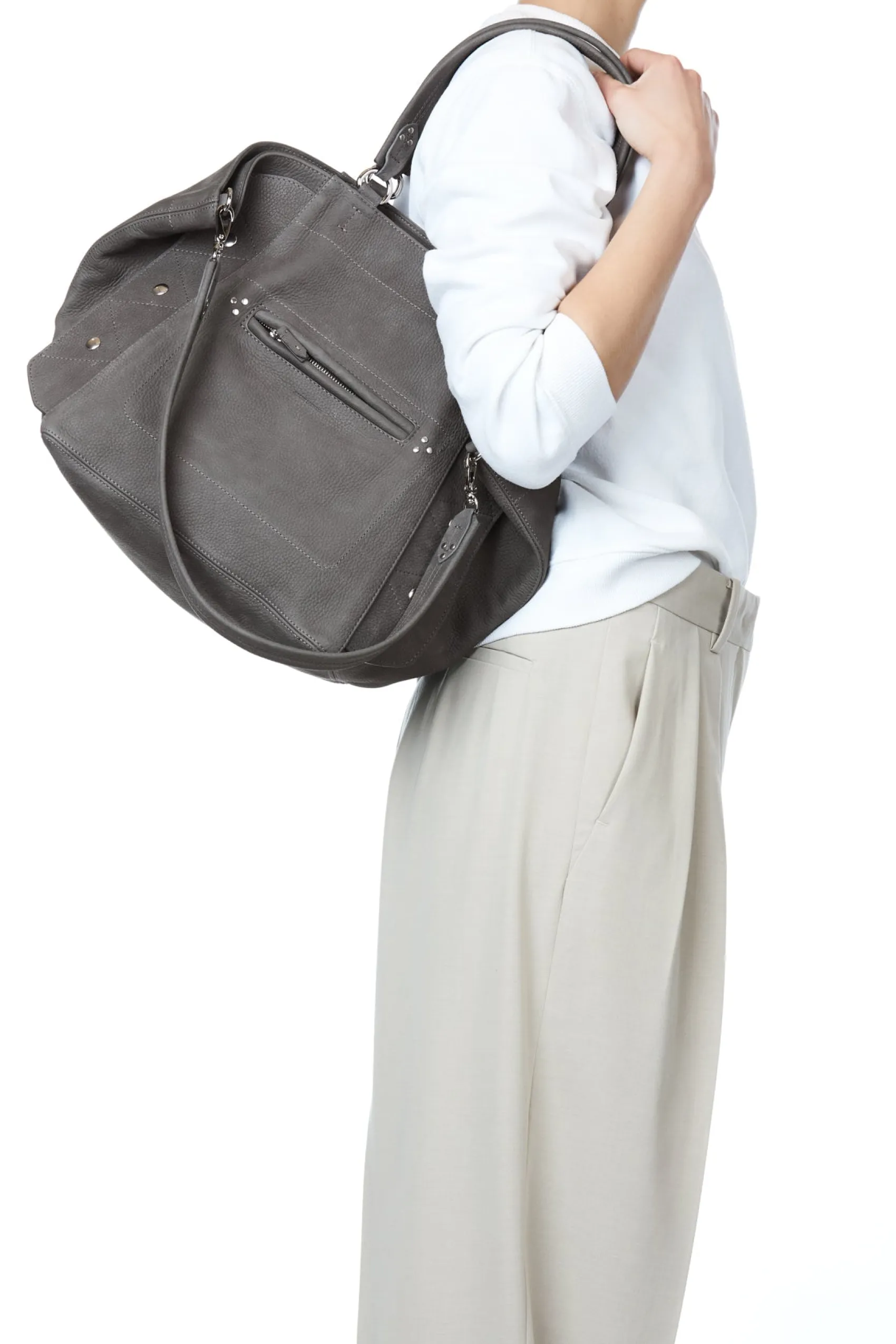 Jérôme Dreyfuss Roger AnthraciteCalfskin Clearance