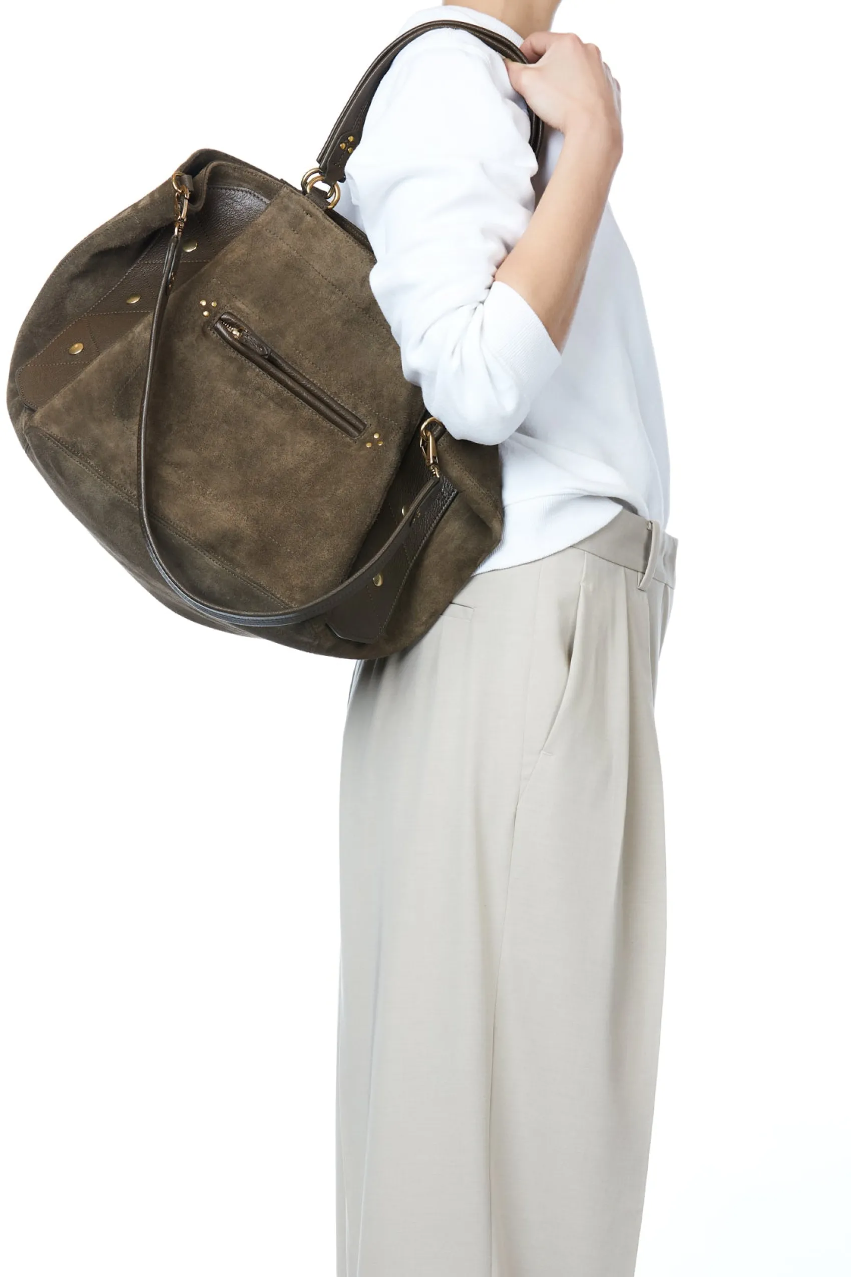 Jérôme Dreyfuss Roger SavaneSplitSuede Outlet