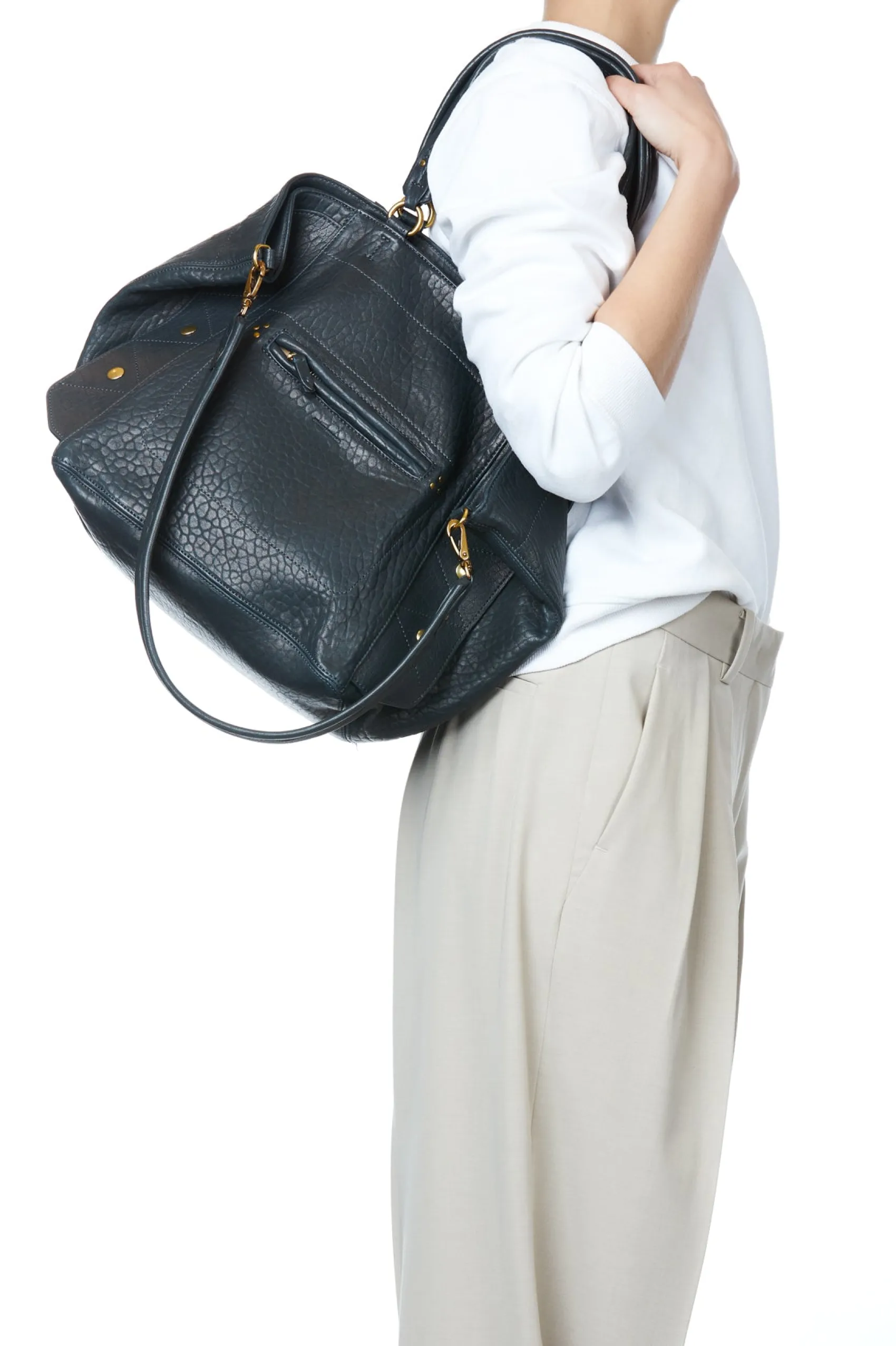 Jérôme Dreyfuss Roger BubblePetrolLambskin Best Sale