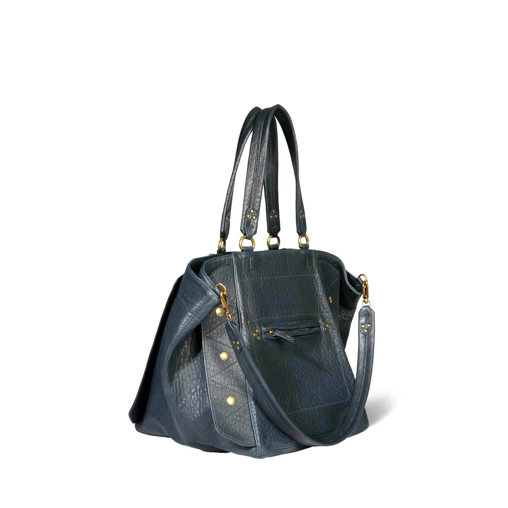 Jérôme Dreyfuss Roger BubblePetrolLambskin Best Sale