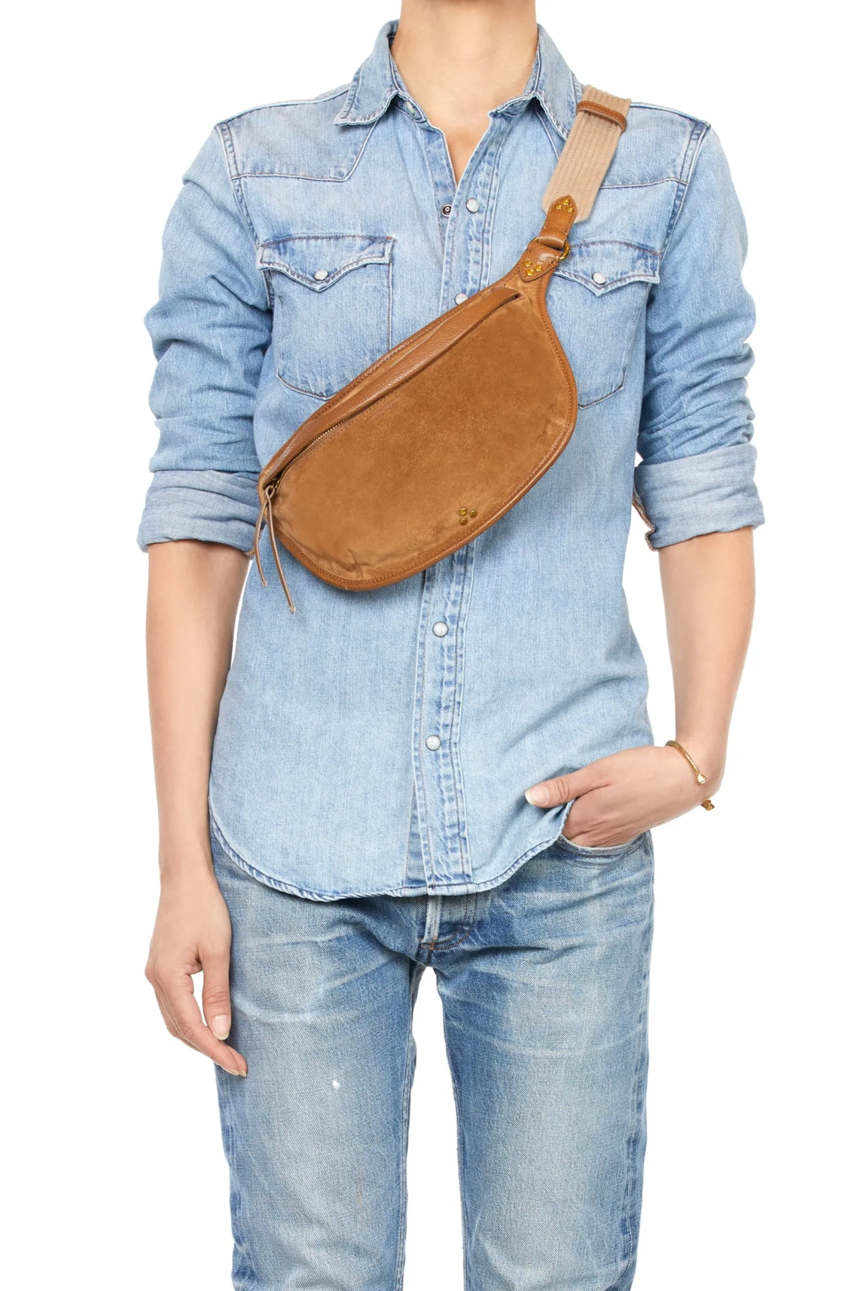 Jérôme Dreyfuss Stan Banane TabacSplitSuede Cheap