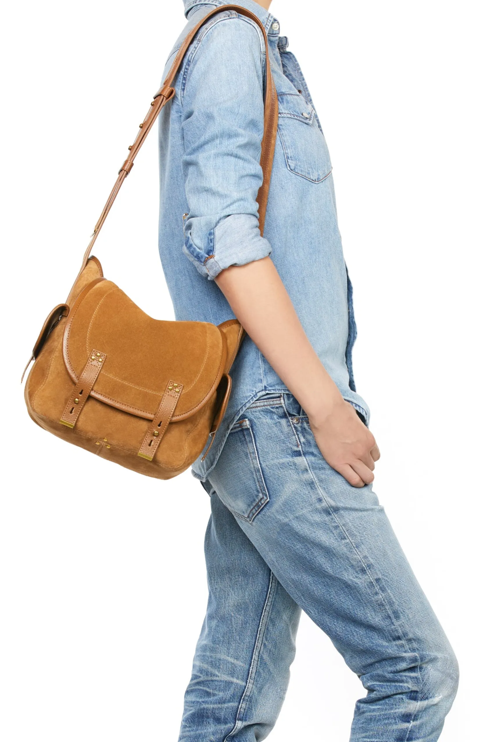 Jérôme Dreyfuss Stan L TabacSplitSuede Shop