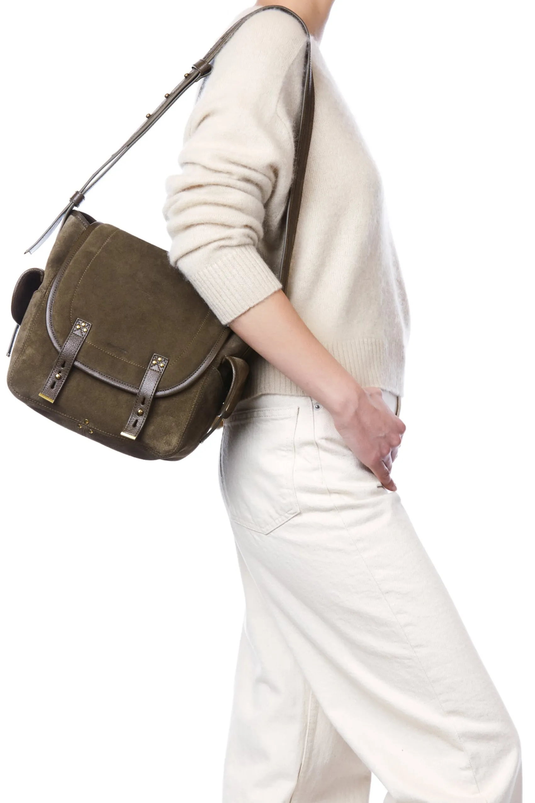 Jérôme Dreyfuss Stan L SavaneSplitSuede Best Sale