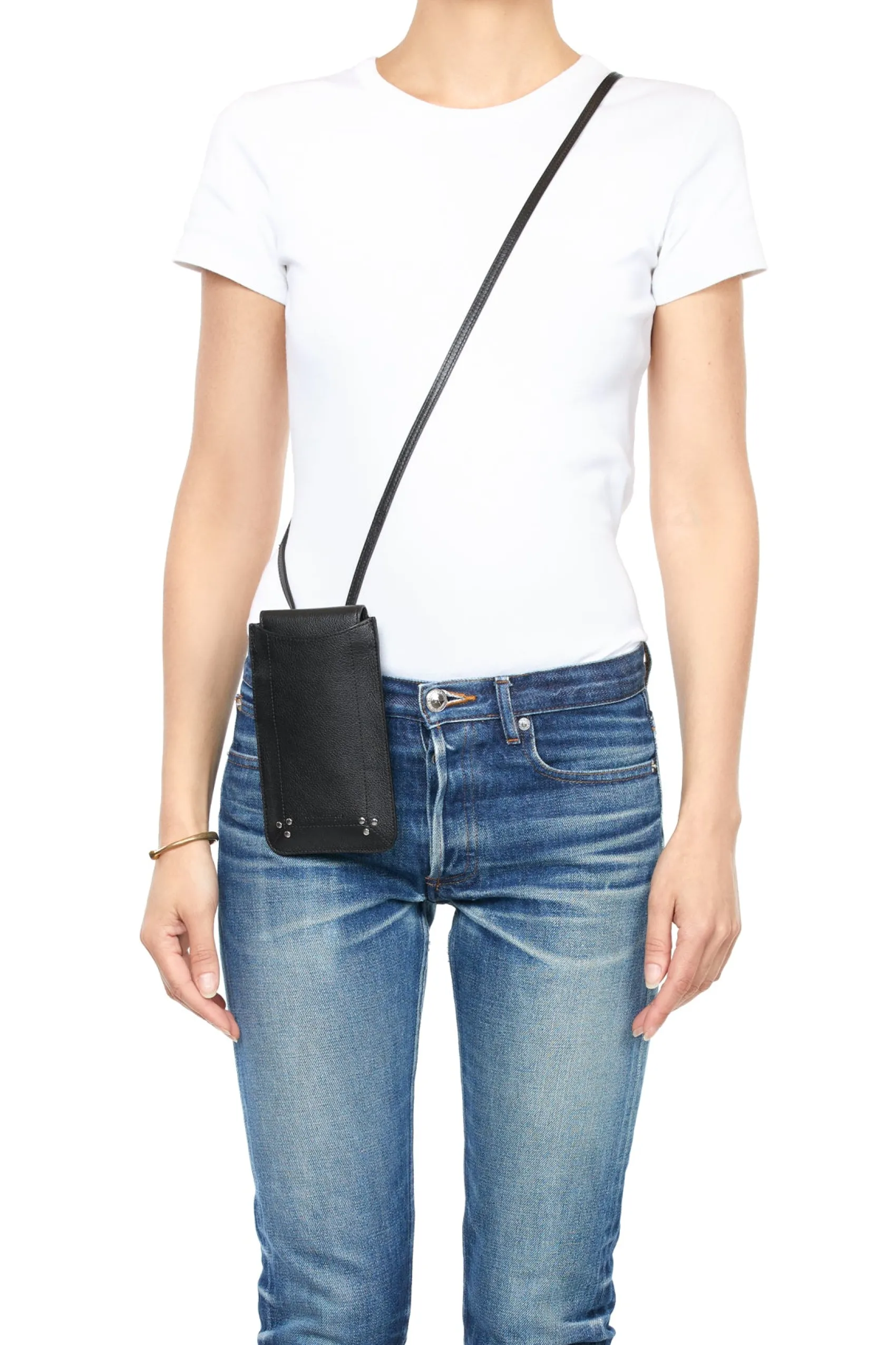 Jérôme Dreyfuss Étui mobile NoirSilverBuffaloskin Online