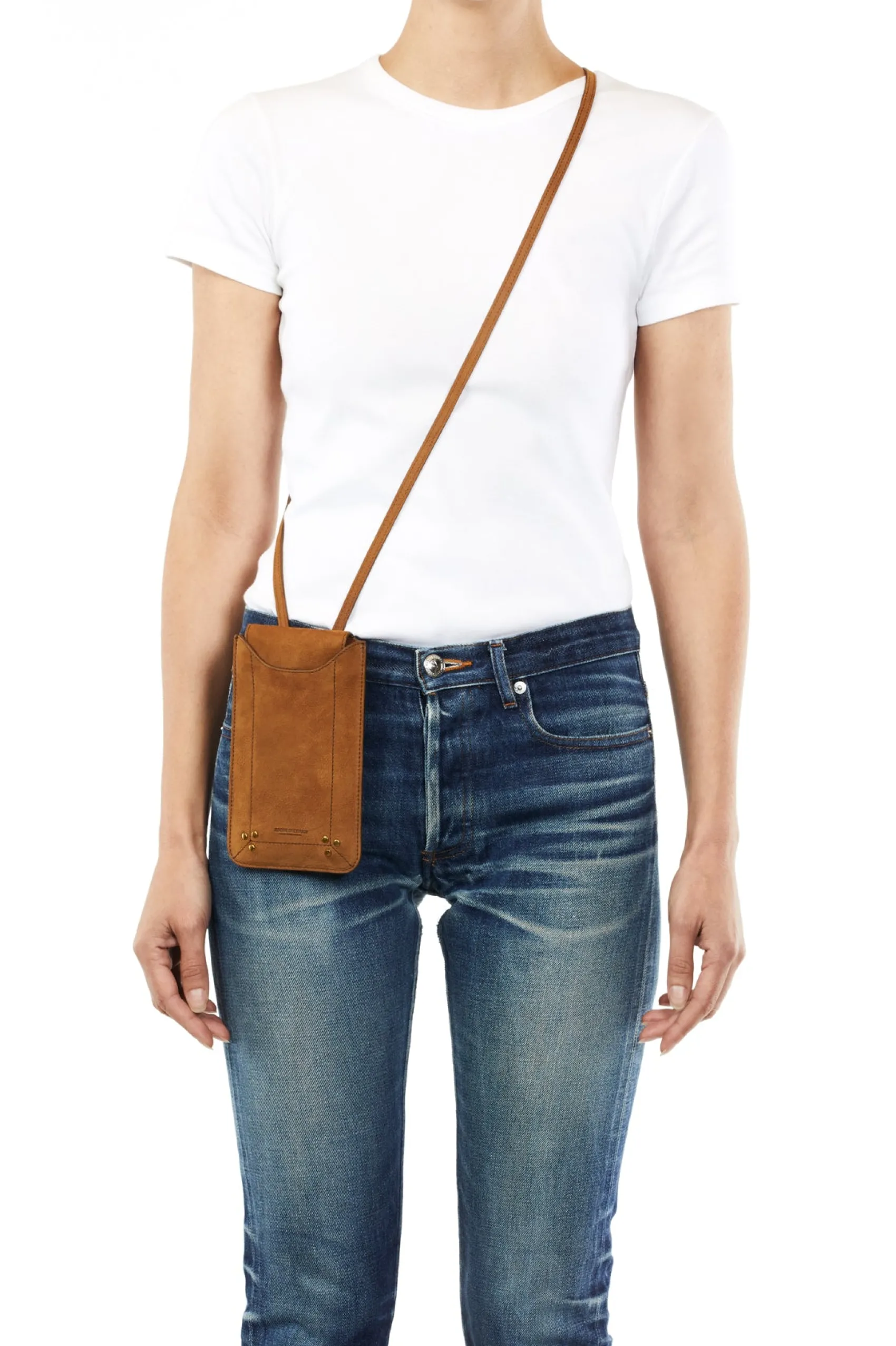 Jérôme Dreyfuss Étui mobile TabacTaurillon Best Sale