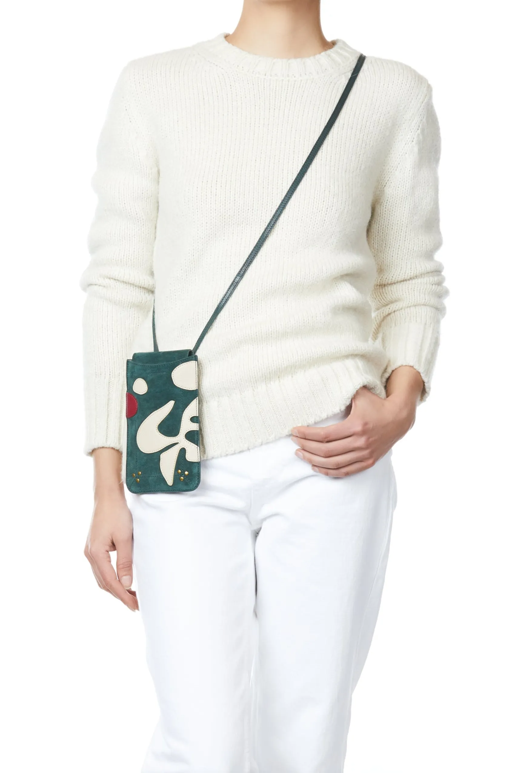 Jérôme Dreyfuss Étui mobile JapanCanardSplitSuede Fashion