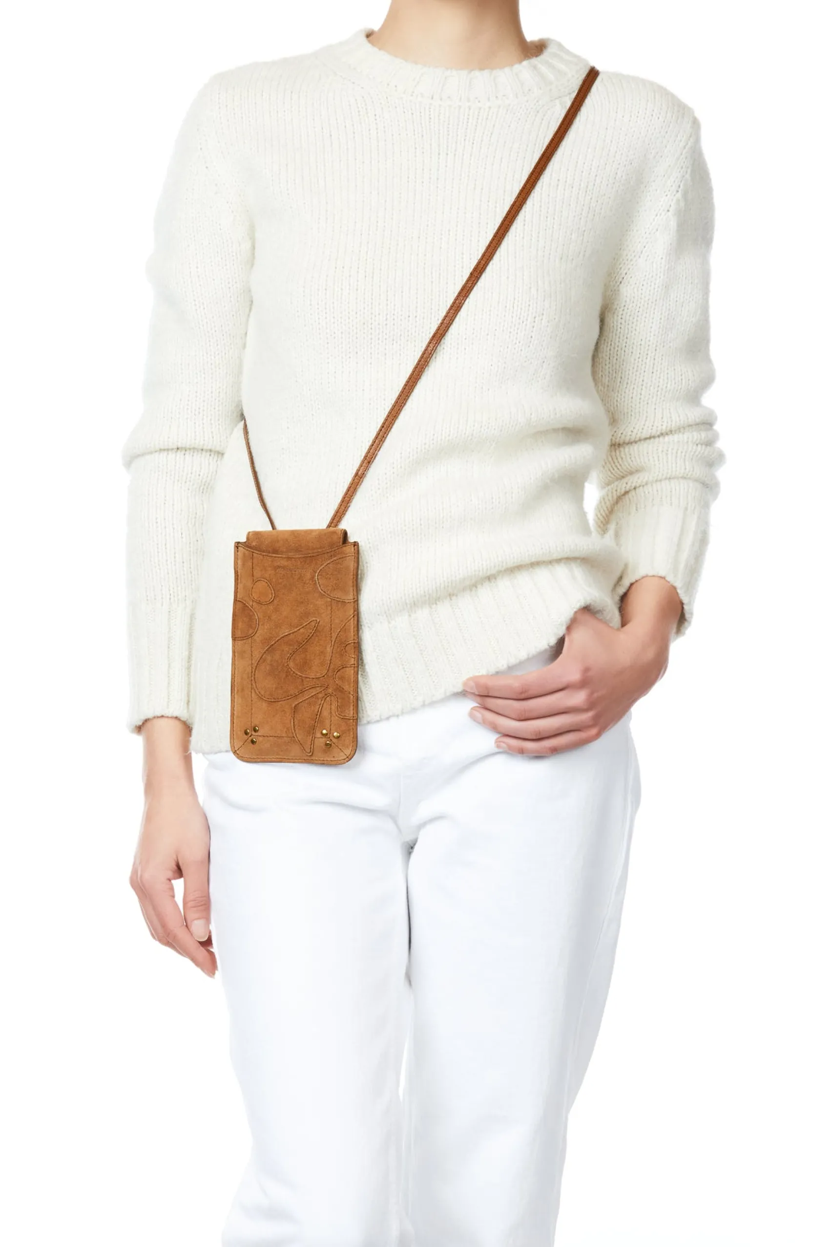 Jérôme Dreyfuss Étui mobile JapanTabacSplitSuede Best